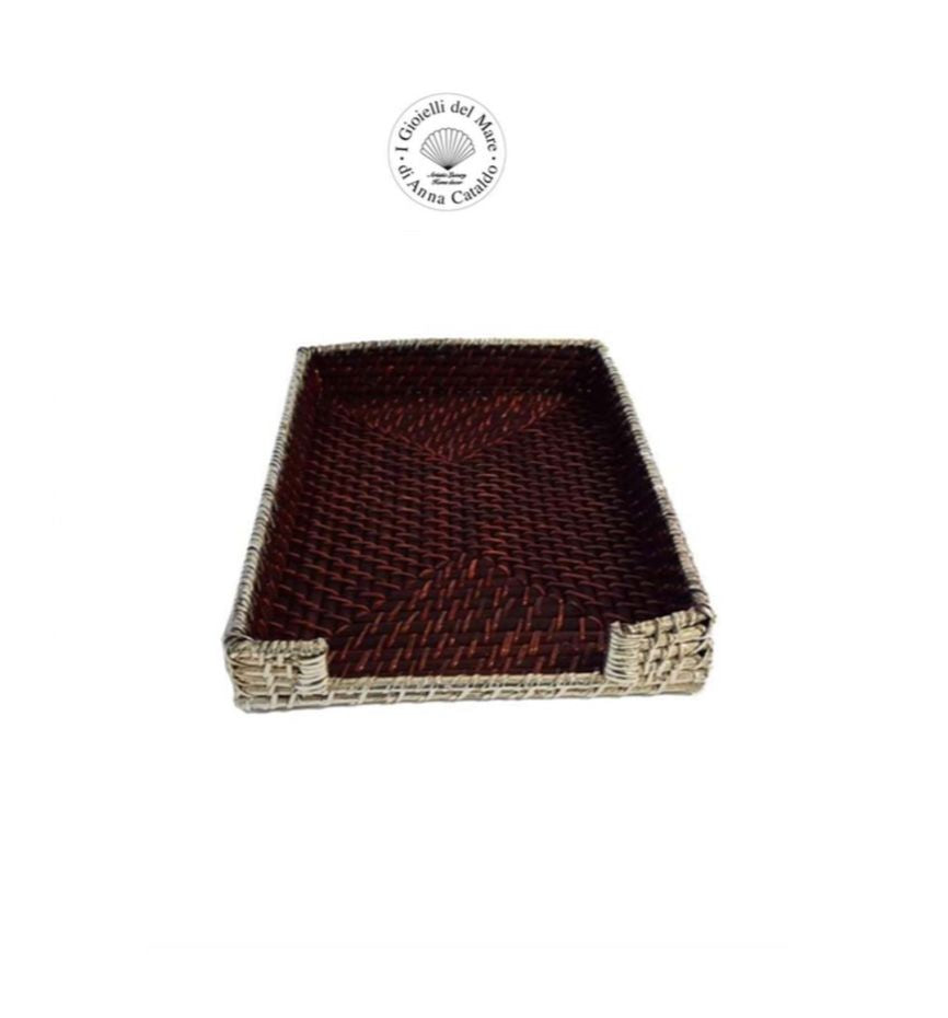 Cod.MA20293 Porta Documenti rattan A4