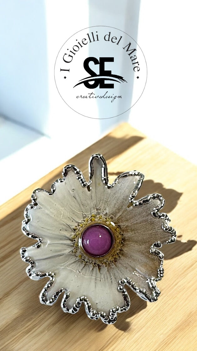 Ciondolo Margherita naturale