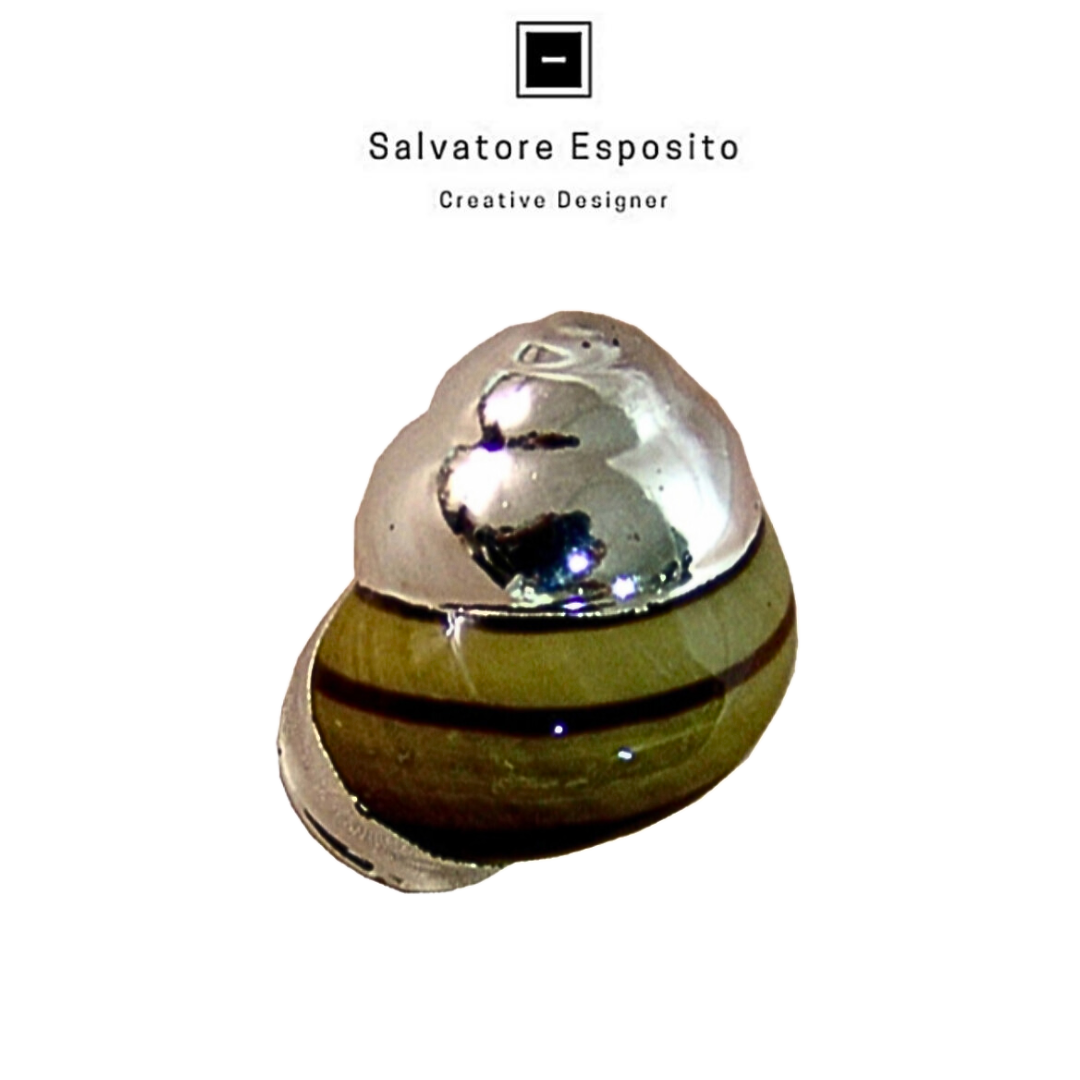 Cod.5604 Camaena verde in argento