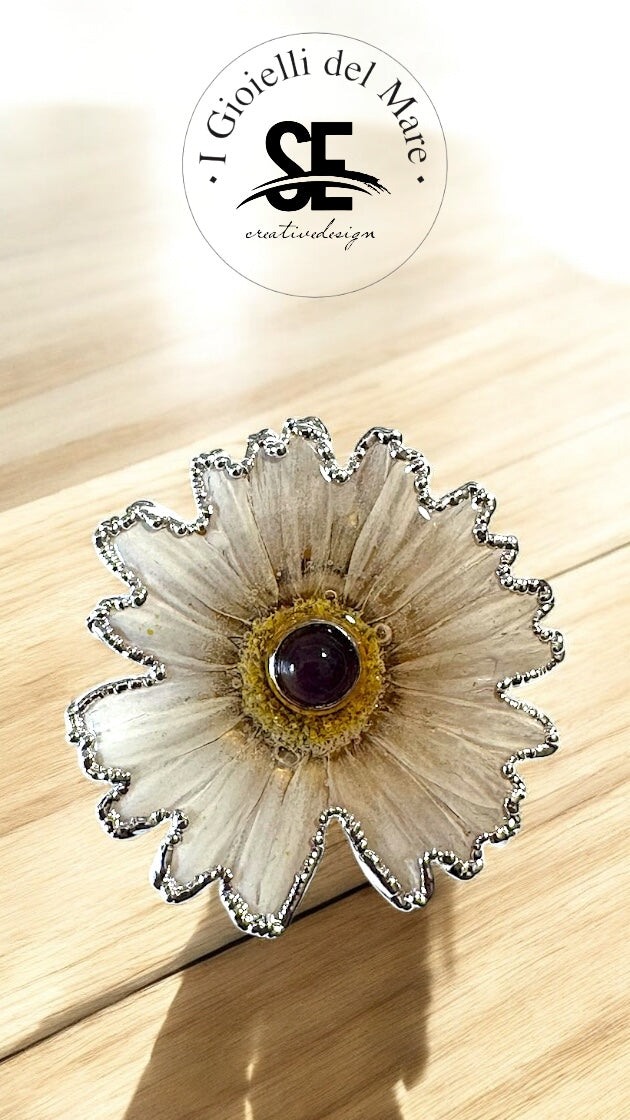 Ciondolo Margherita naturale