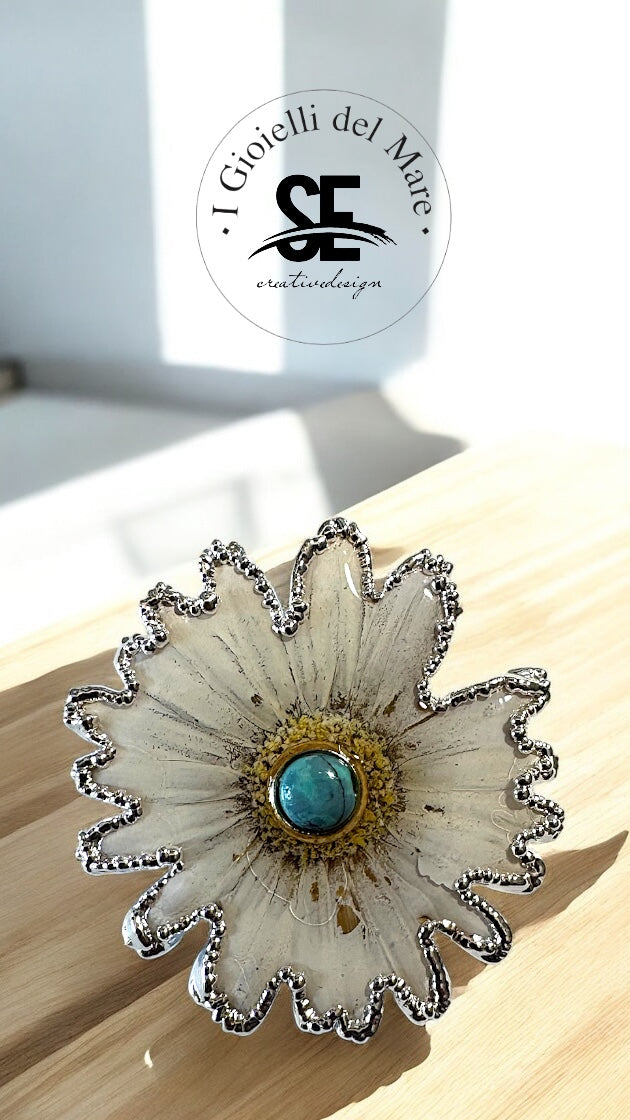 Ciondolo Margherita naturale