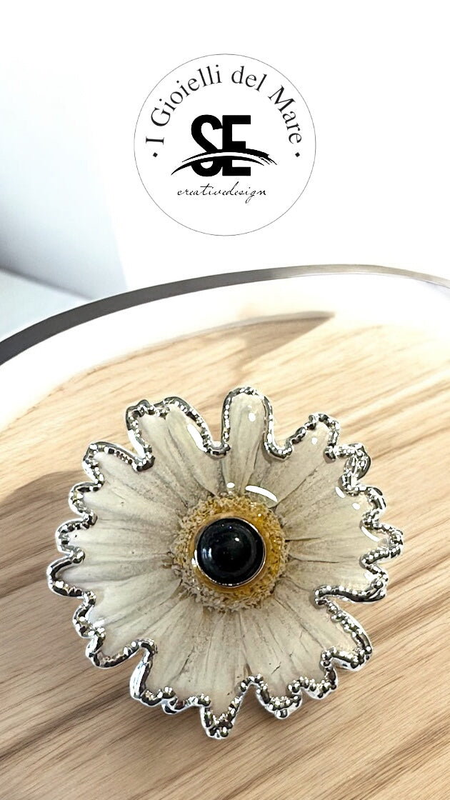 Ciondolo Margherita naturale