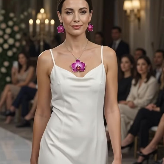 Anello Orchidea Naturale in Argento 925 - Video | I Gioielli del Mare