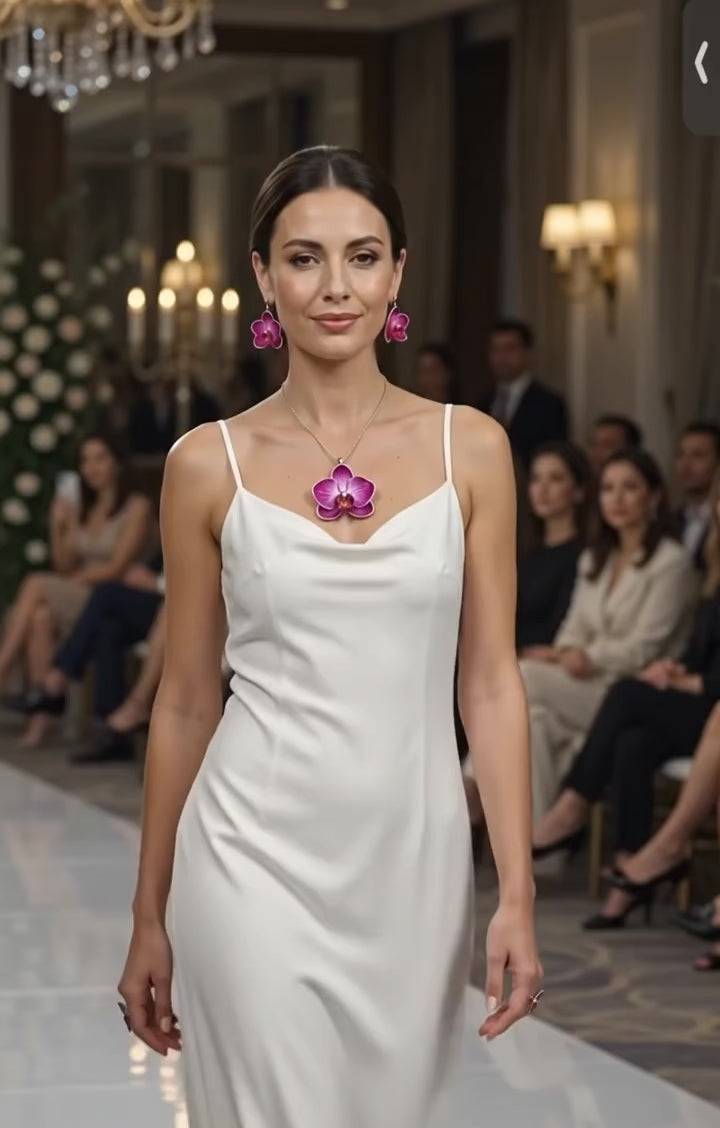 Anello Orchidea Naturale in Argento 925 - Video | I Gioielli del Mare