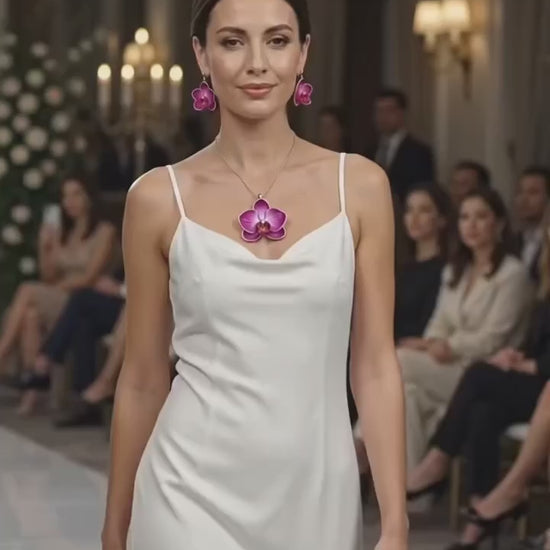 Anello Orchidea Naturale in Argento 925 - Video | I Gioielli del Mare