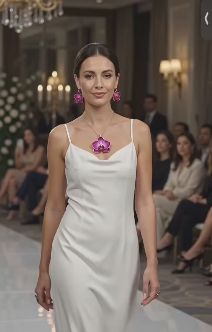 Anello Orchidea Naturale in Argento 925 - Video | I Gioielli del Mare
